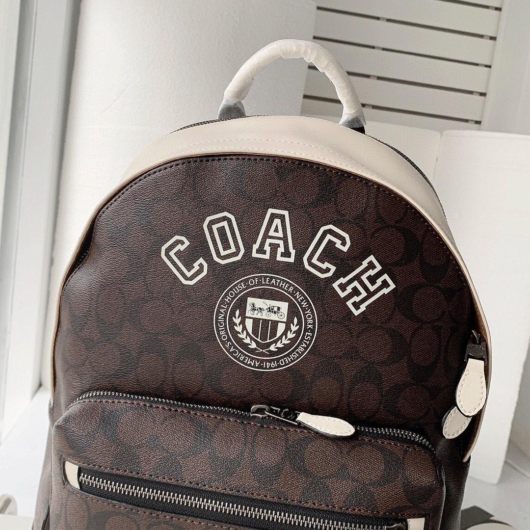 Coach West Backpack In Signature Canvas, Women's Fashion, Bags ...