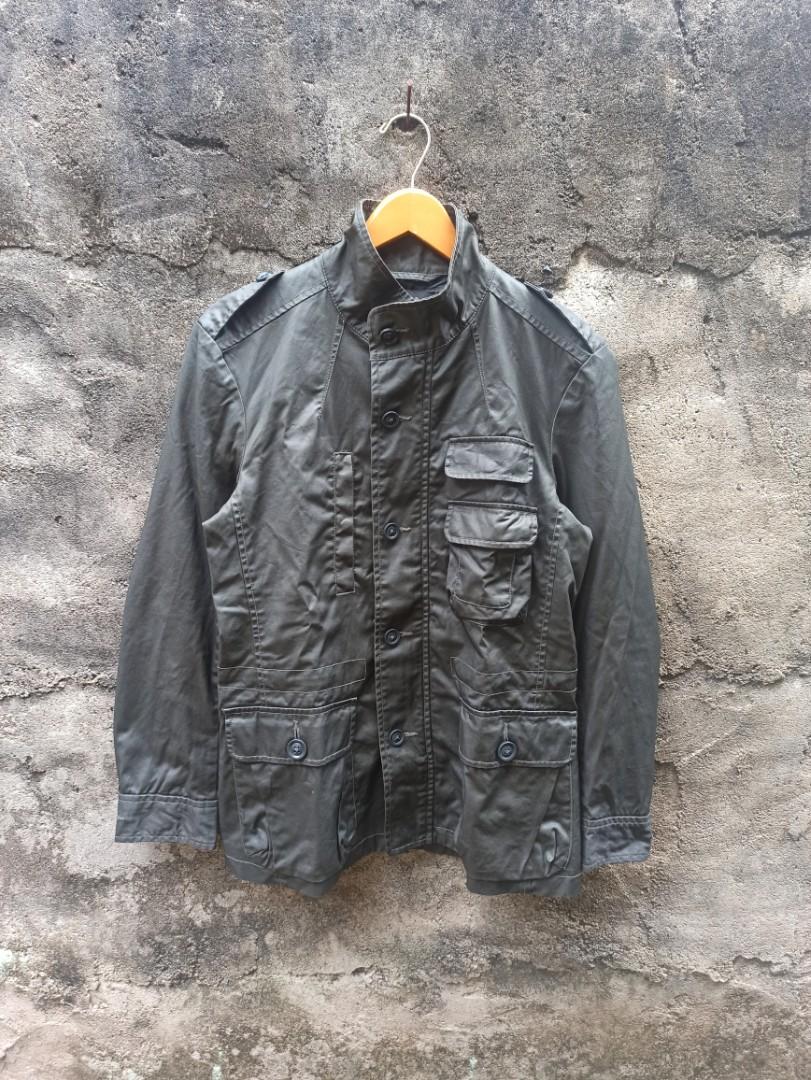 Uniqlo coated cloth jacket sale