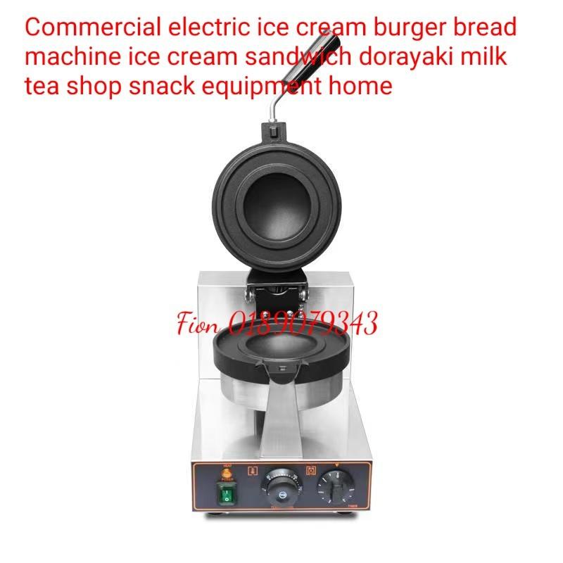 Commercial electric ice cream burger bread machine ice cream sandwich