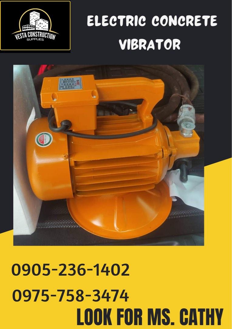 Concrete vibrator machine, Commercial & Industrial, Construction & Building Materials on Carousell