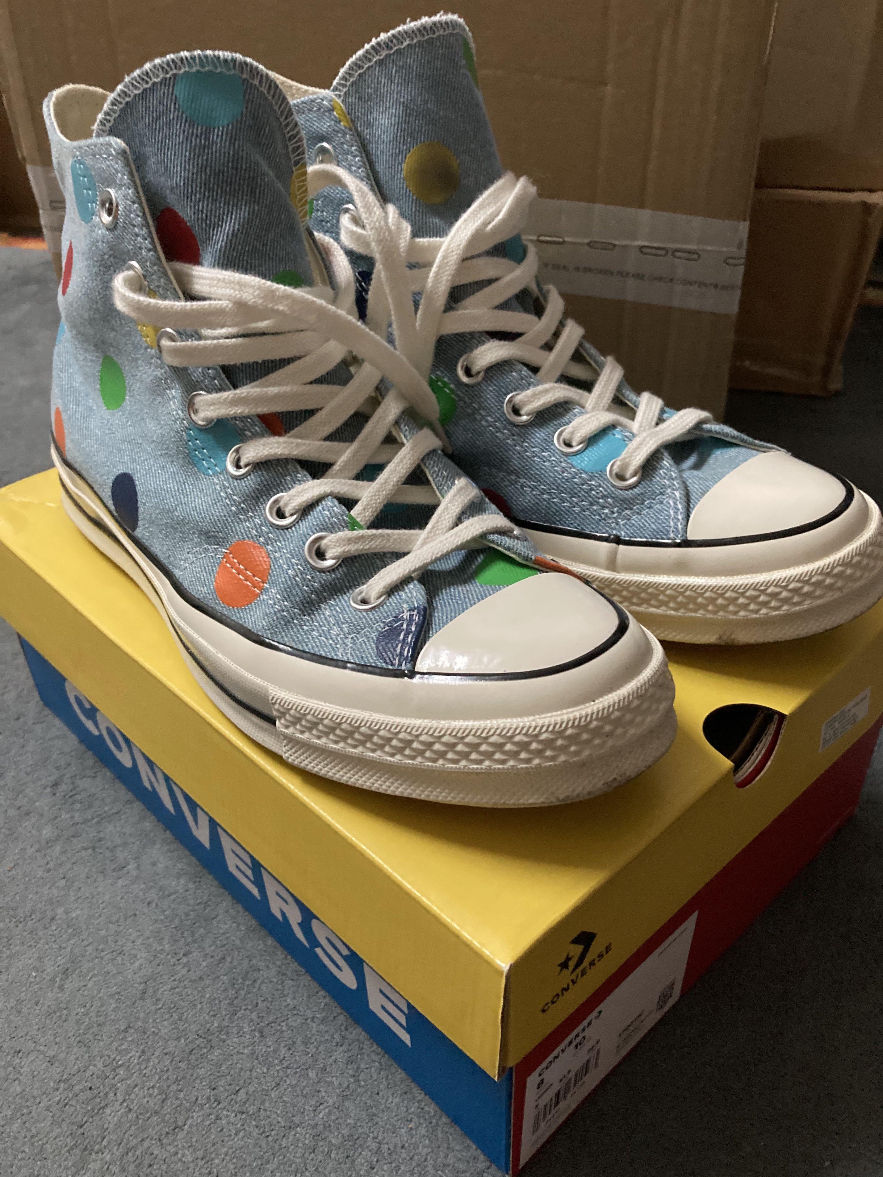 converse chuck taylor hi x golf wang polkadot Men s Fashion