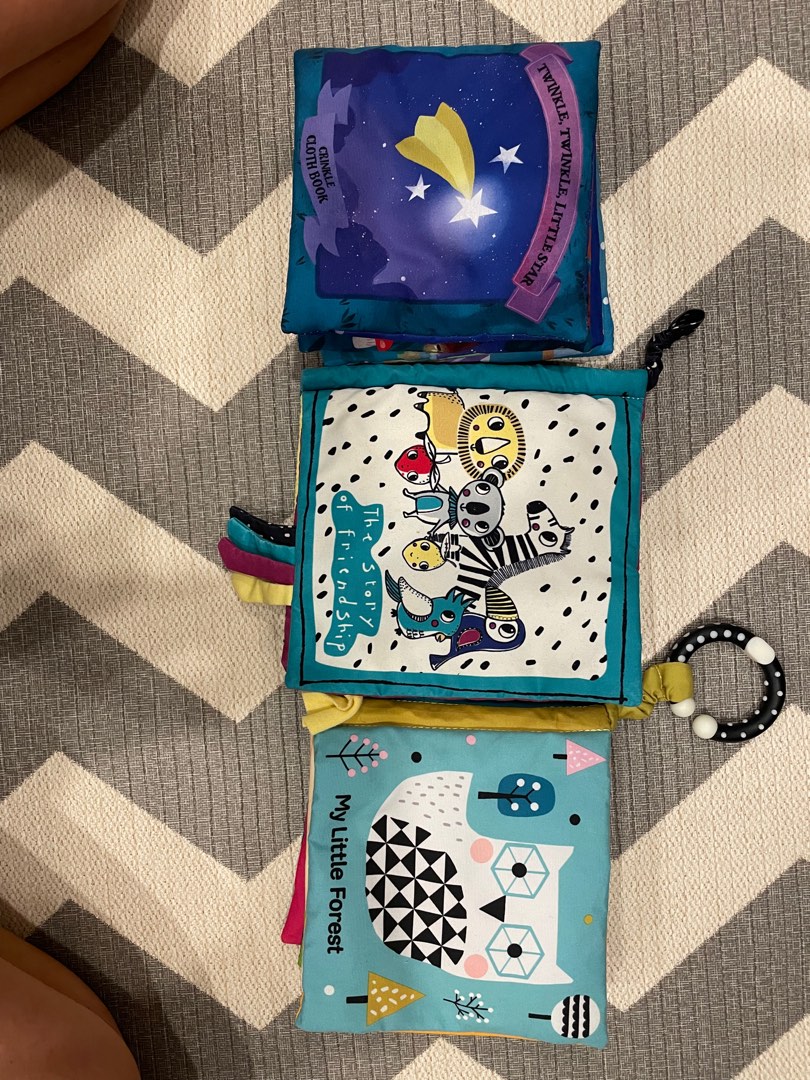 Crinkle books baby, Babies & Kids, Infant Playtime on Carousell