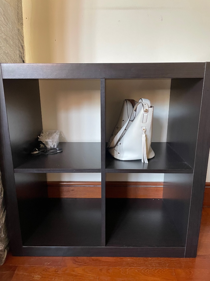 Dark brown shelving unit, Furniture & Home Living, Furniture, Shelves