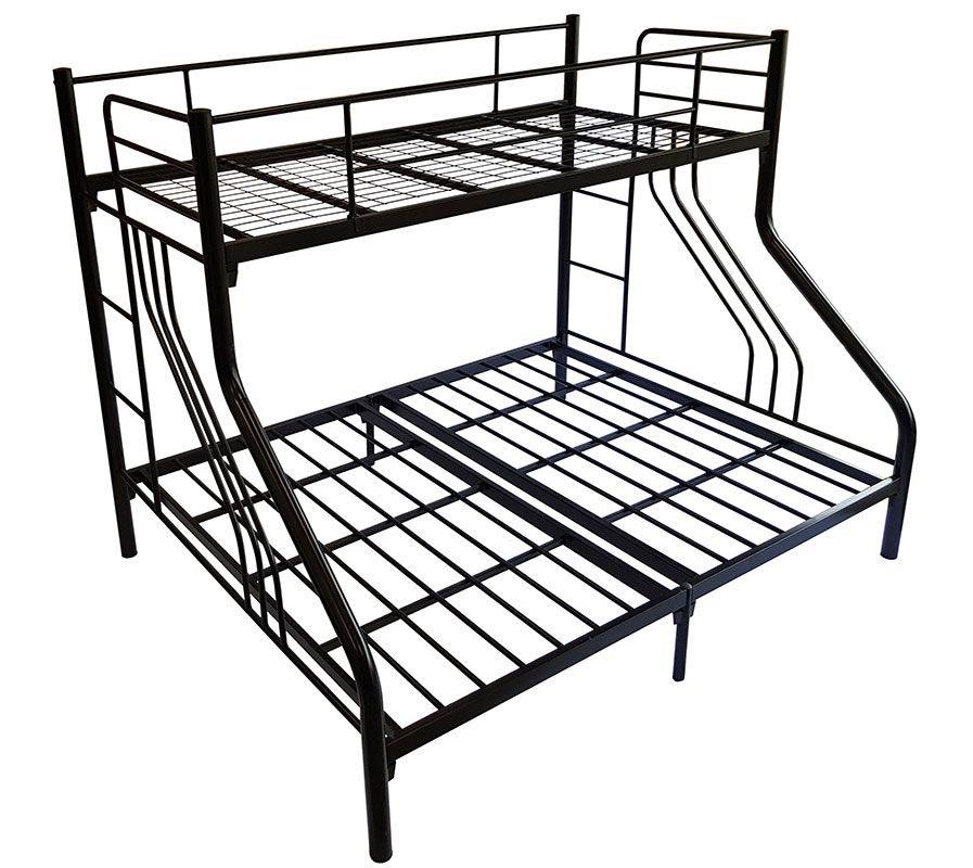 Double deck bed frame, Furniture & Home Living, Furniture, Bed Frames
