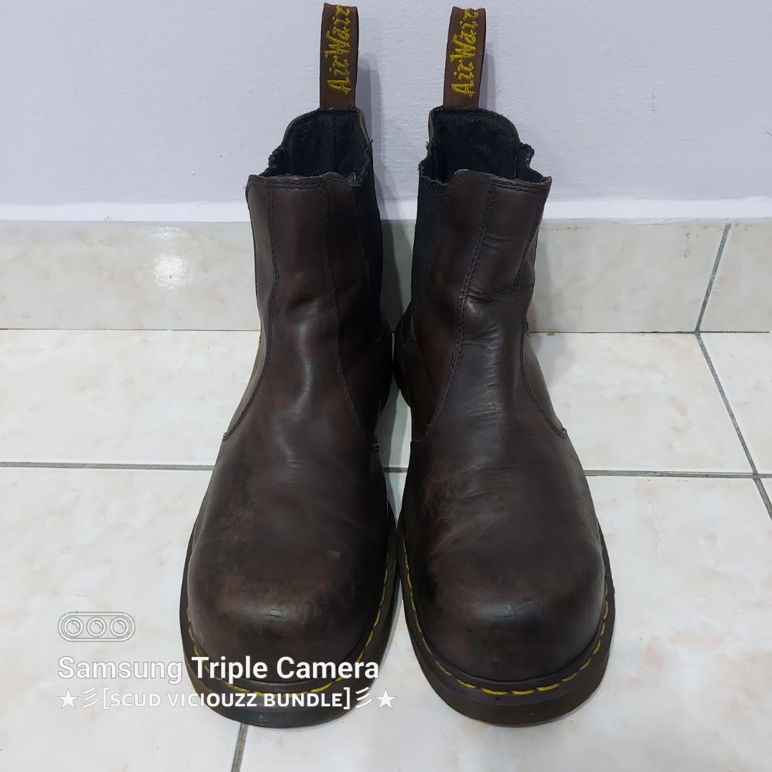 Dr. martens fusion steel toe chelsea boot outlet