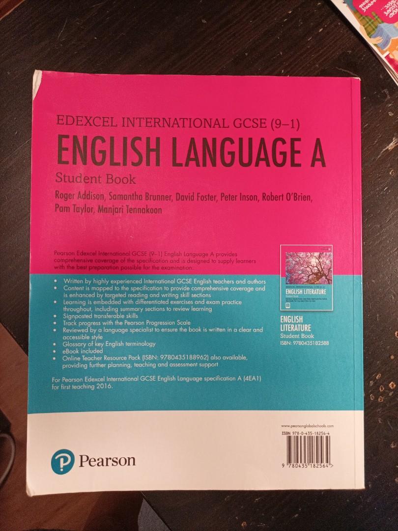 EDEXCEL INTERNATIONAL GCSE (9-1) ENGLISH LANGUAGE A Student book, 興趣及遊戲 ...