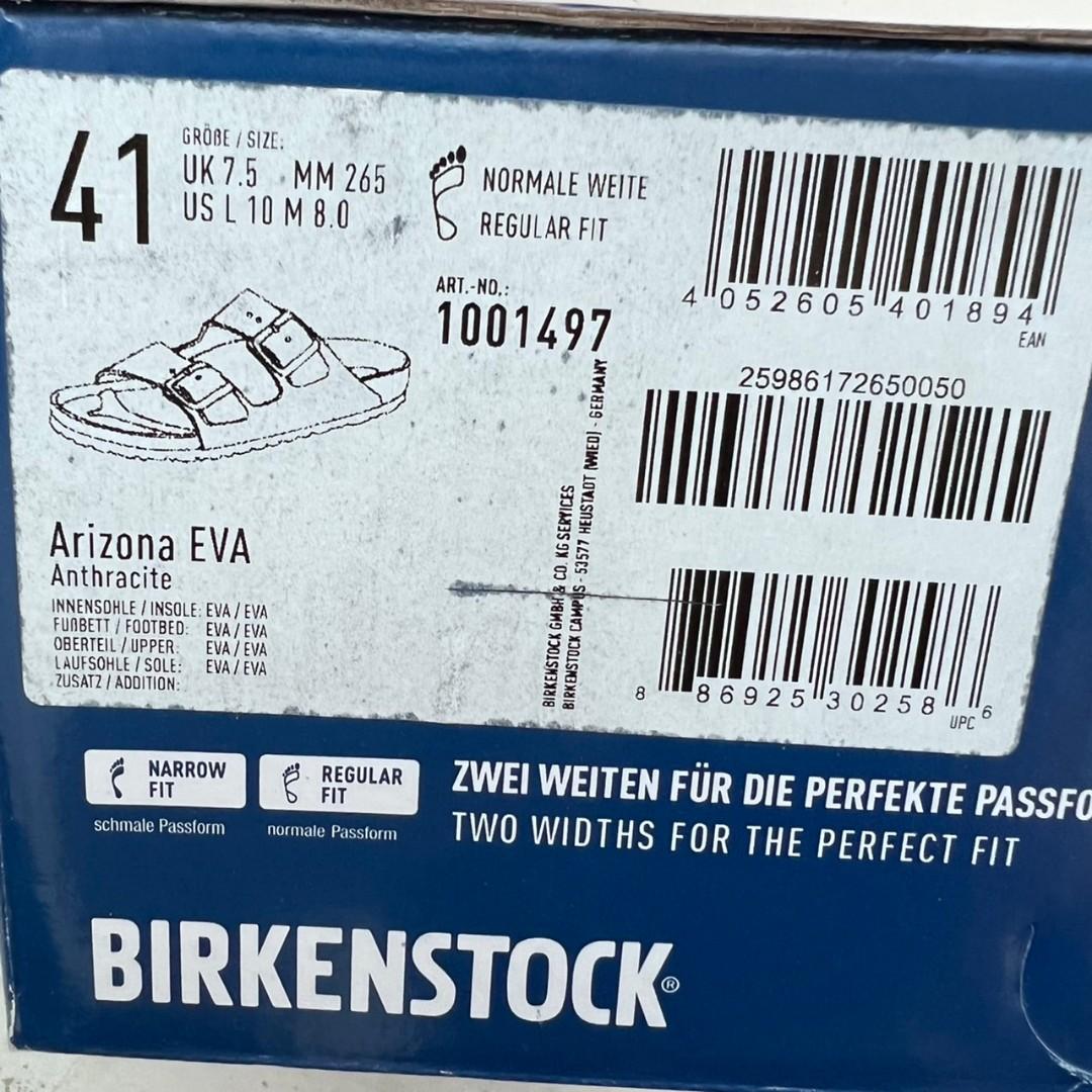 【EUR41】BIRKENSTOCK沙灘鞋【灰色】