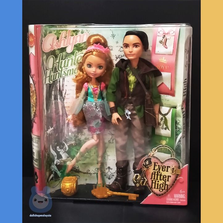 Mattel Ever After High Ashlynn Ella and Hunter Huntsman Fashion Doll, 2-Pack