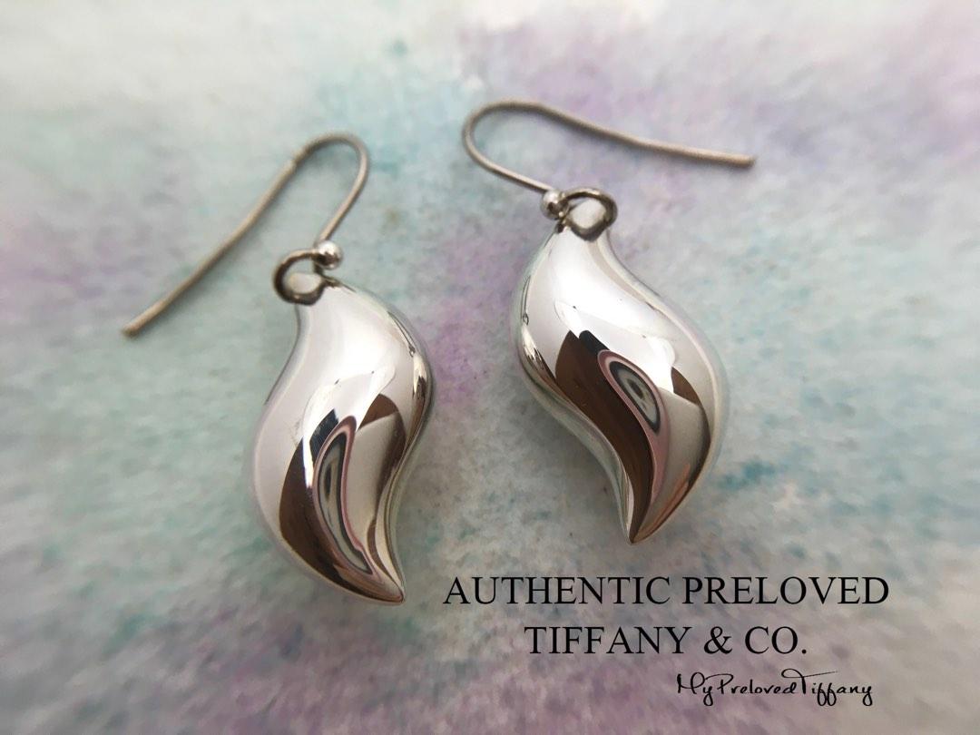 Tiffany feather hot sale earrings