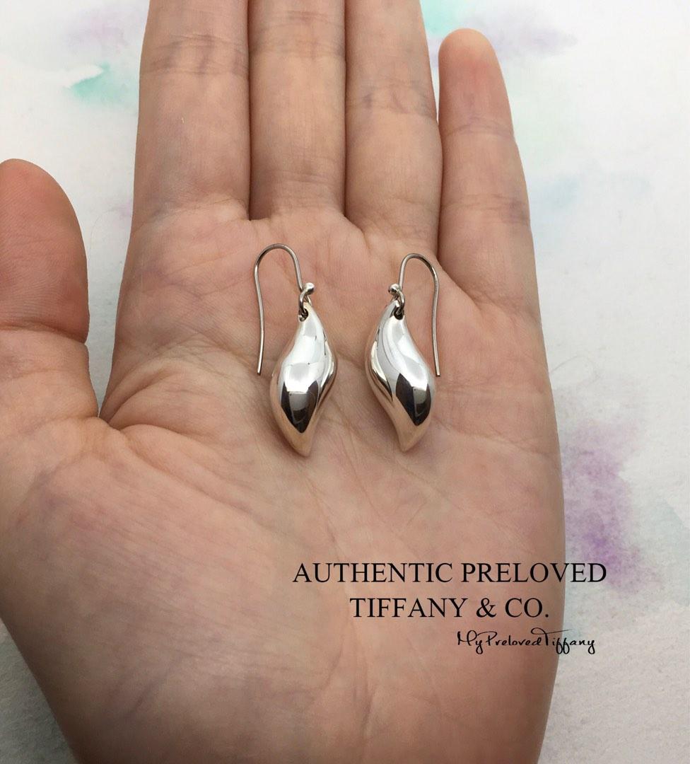 Tiffany store feather earrings