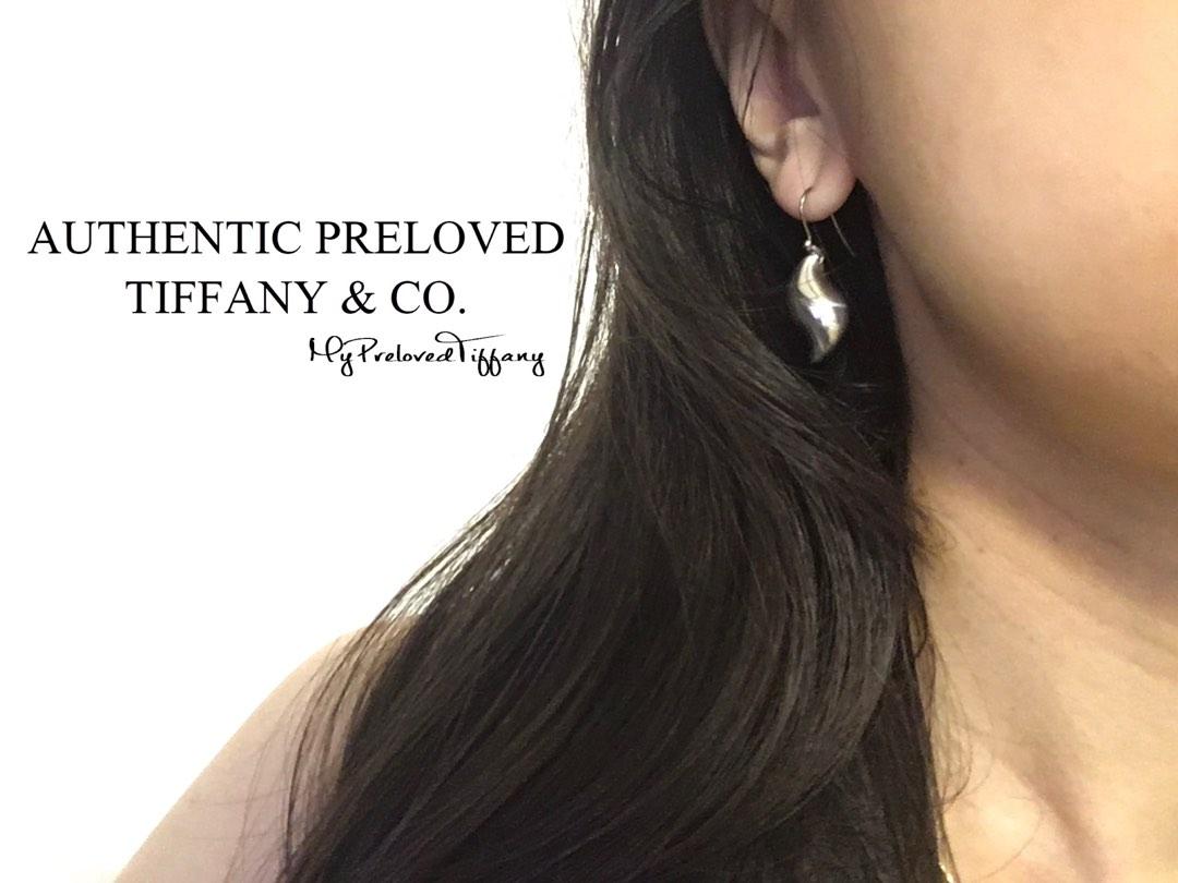 Excellent Authentic Tiffany Co Elsa Peretti Feather Hook