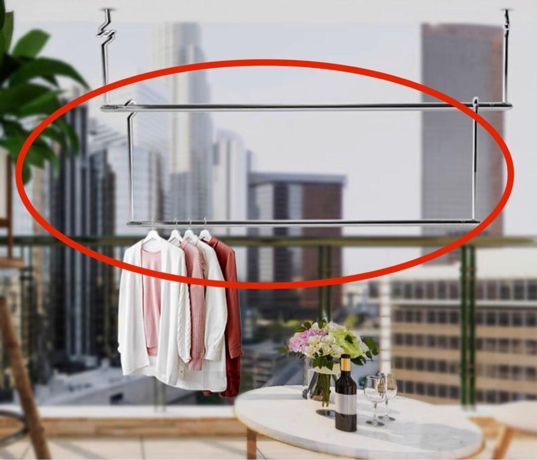 /家用曬衣架/陽台室外架/曬被子神器/室內陽台室外晾曬架/鋁合金家用衣架/曬被晾衫神器神器/落地伸縮折疊晾衣架/室內衣架/晾衫架/晾衫架/露台 ...