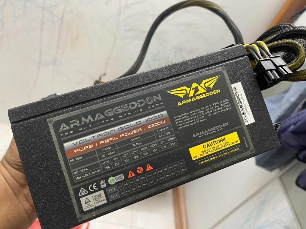 [FAULTY] Power Supply armageddon voltron gold 1000 80 plus gold