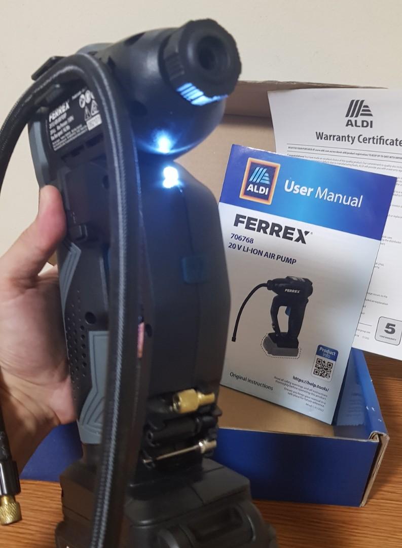 Aldi cordless online air pump
