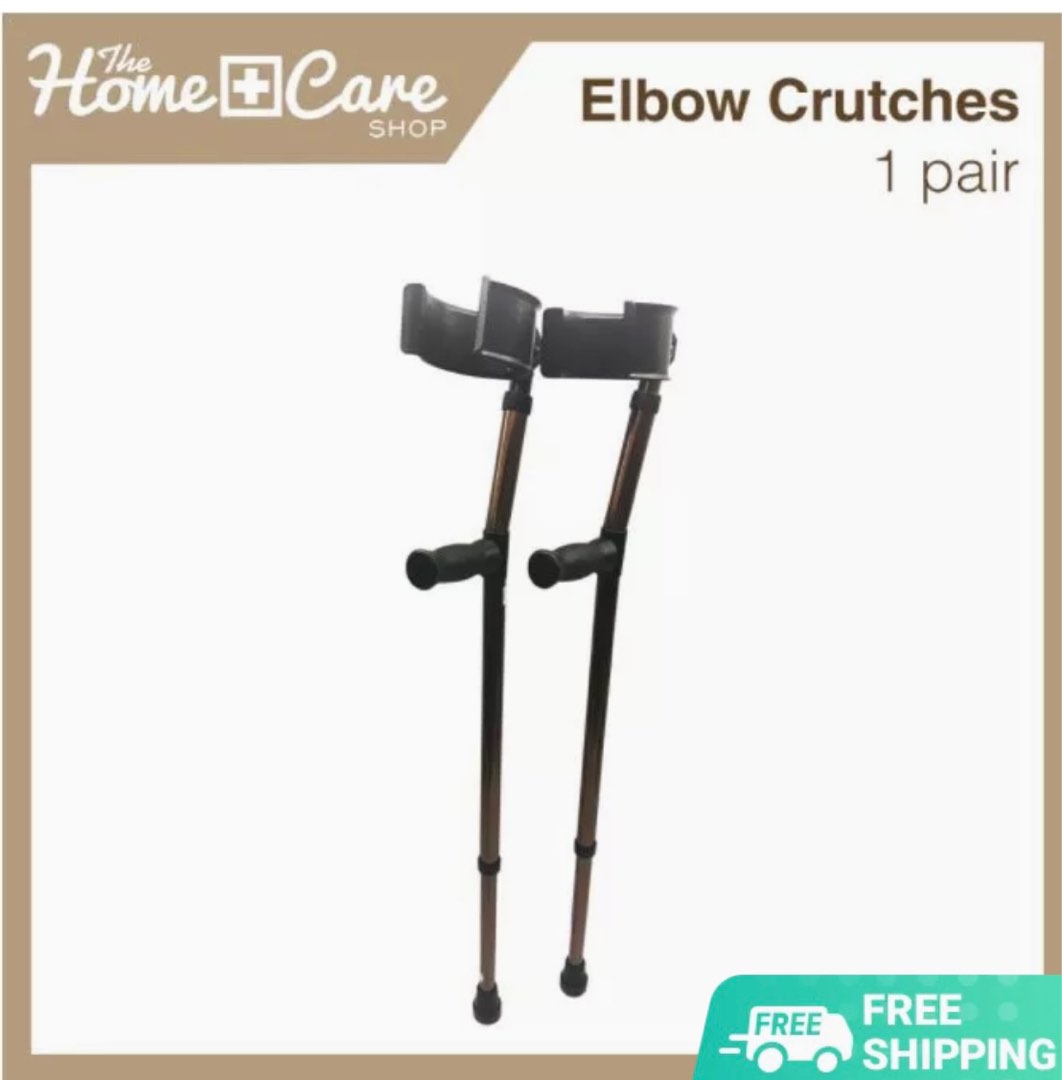 Forearm crutches, Health & Nutrition, Assistive & Rehabilatory Aids
