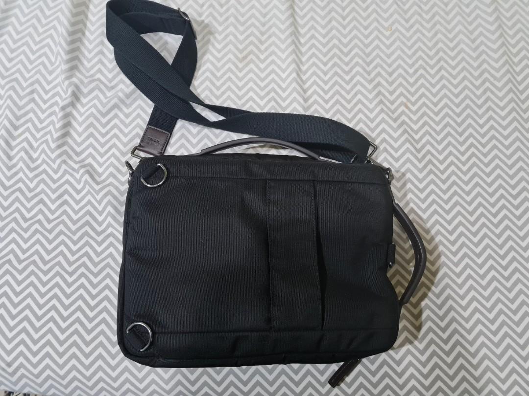Fossil Buckner Commuter Bag For 13" Laptop, 3 ways convertible, Men's