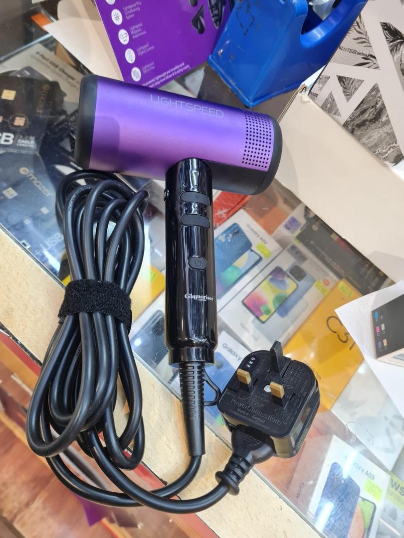 Glamoriser LightSpeed Compact Diffuser Hair Dryer Ultra HighPowered