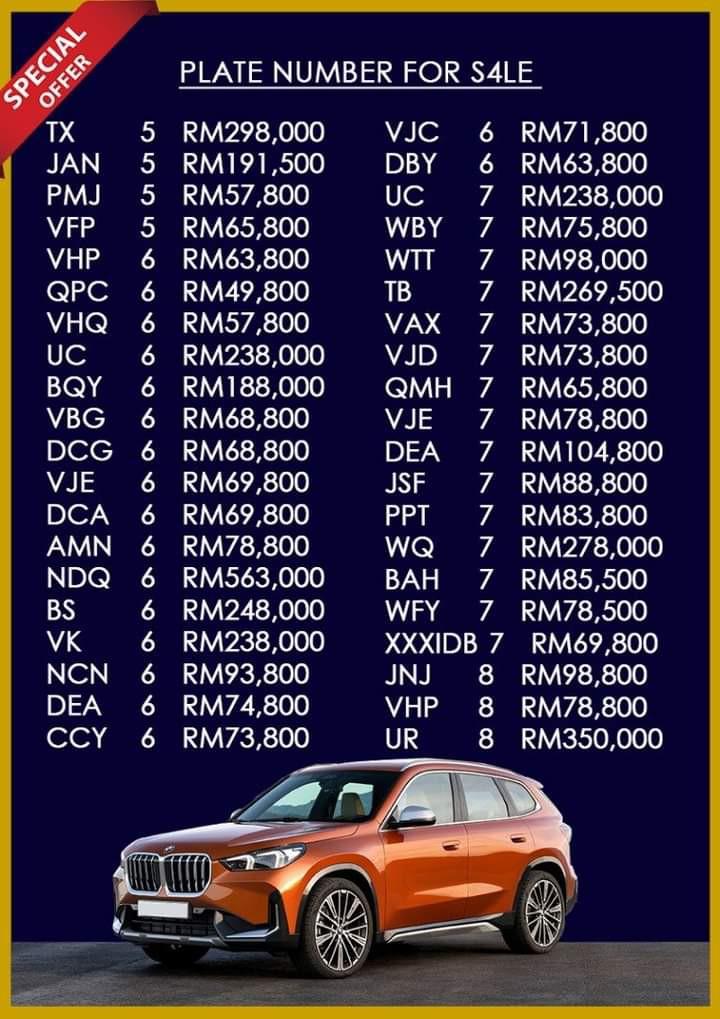 Jpj number best sale plate for sale
