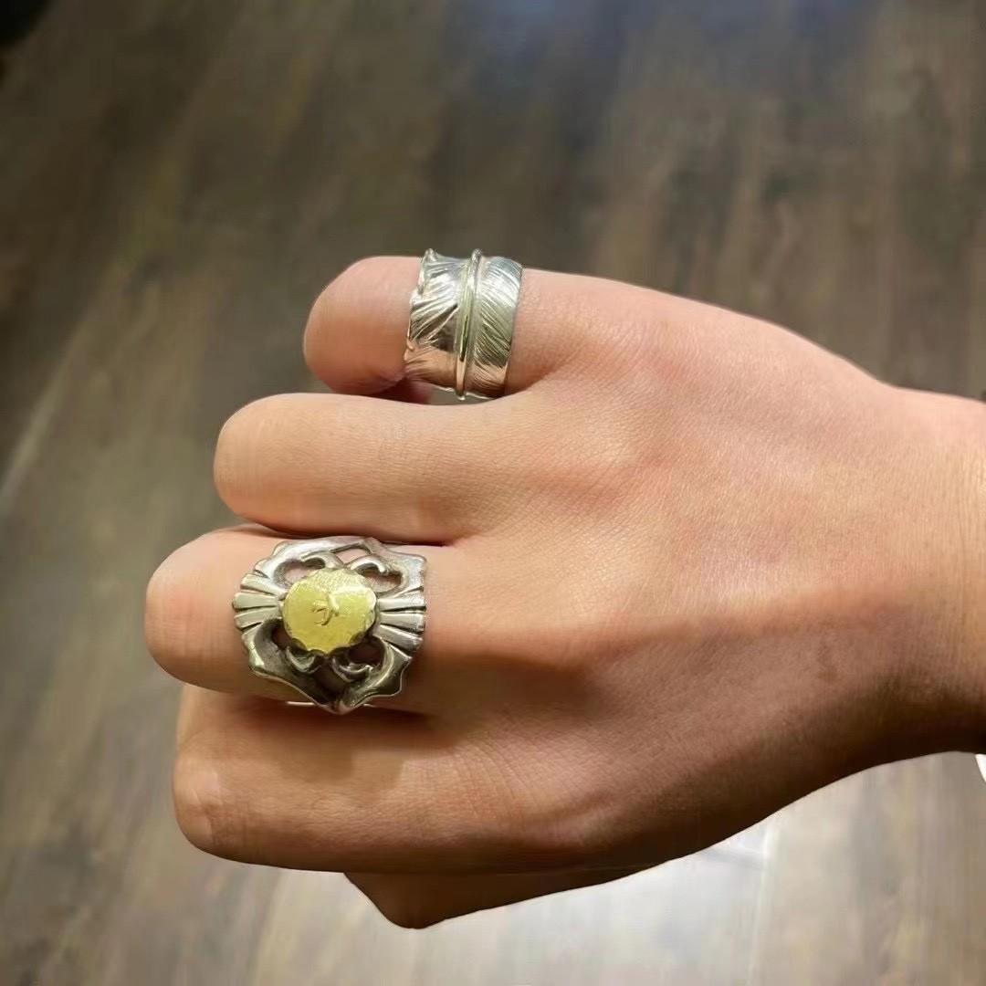 GOROS Feather Ring no Luxury Accessories on Carousell