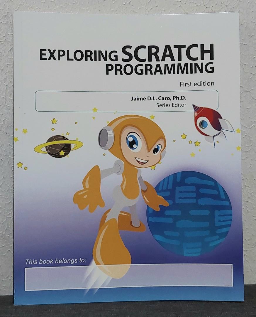 Gr 6 Books [Exploring Scratch Programming] (Category: Textbooks) located in Pasig City. Submitted by atticnumber10 (Listing ID 1183908185, Image 1). Description: Gr 6 Computer textbook. No writings. Good as new. Gcash/Maya payment. No Shopee checkout. Buyer to book Grab/Lalamove/Gogo Express or the like..