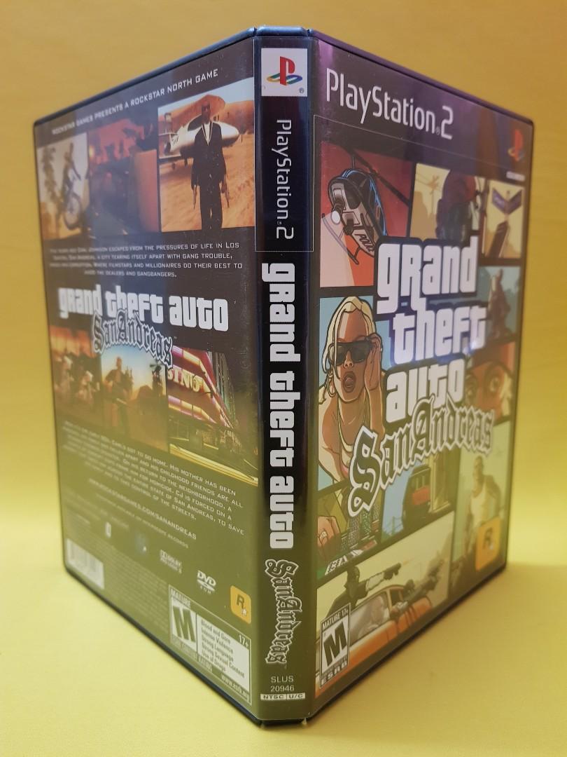 Grand Theft Auto San Andreas PS2 (Platinum) PAL *Complete Manual and Map*