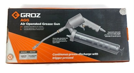 Groz Air Operated High Powered Grease Gun 400grams Model: AGG/1R/N ...