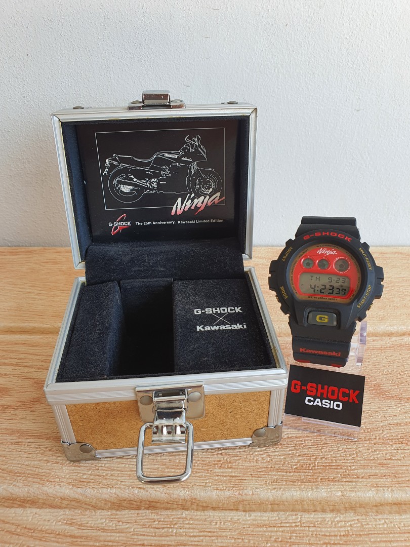 G-SHOCK DW6900 Kawasaki Ninja 25th Anniversary, Luxury, Watches on