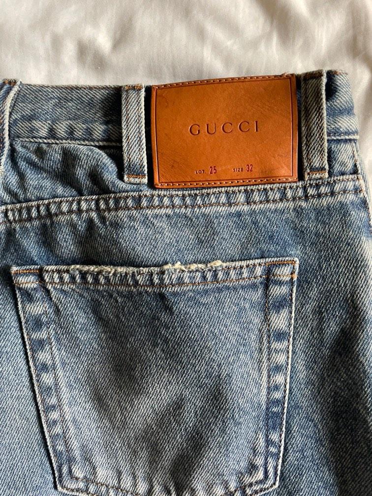 Gucci Denim Jeans, Men's Fashion, Bottoms, Jeans on Carousell