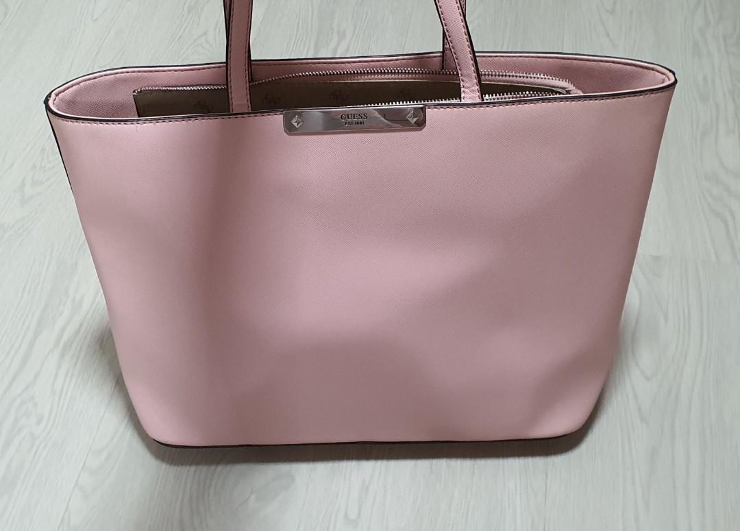 Guess Britta Tote Bag Blush Pink