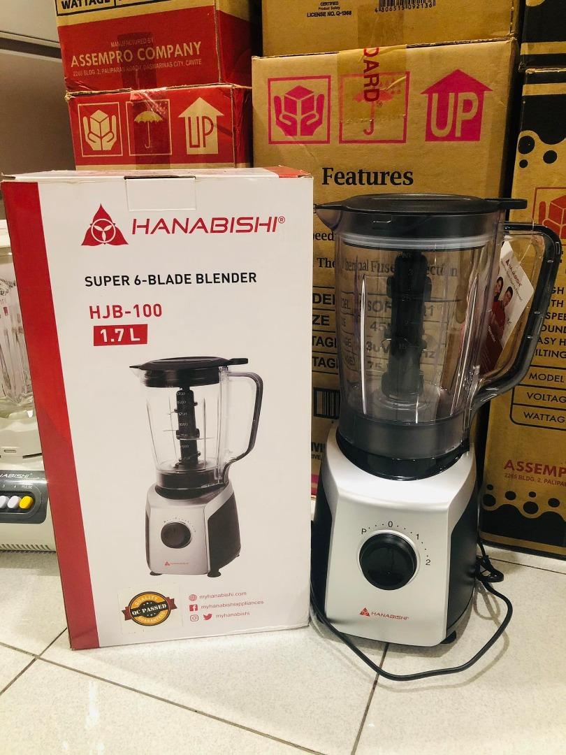 Hanabishi 1.7L Heavy Duty Blender Home and Commercial HJB100, TV