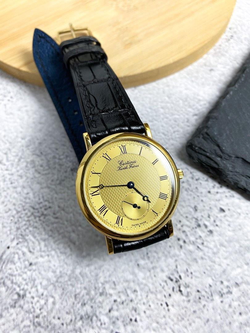 Certina leather strap store