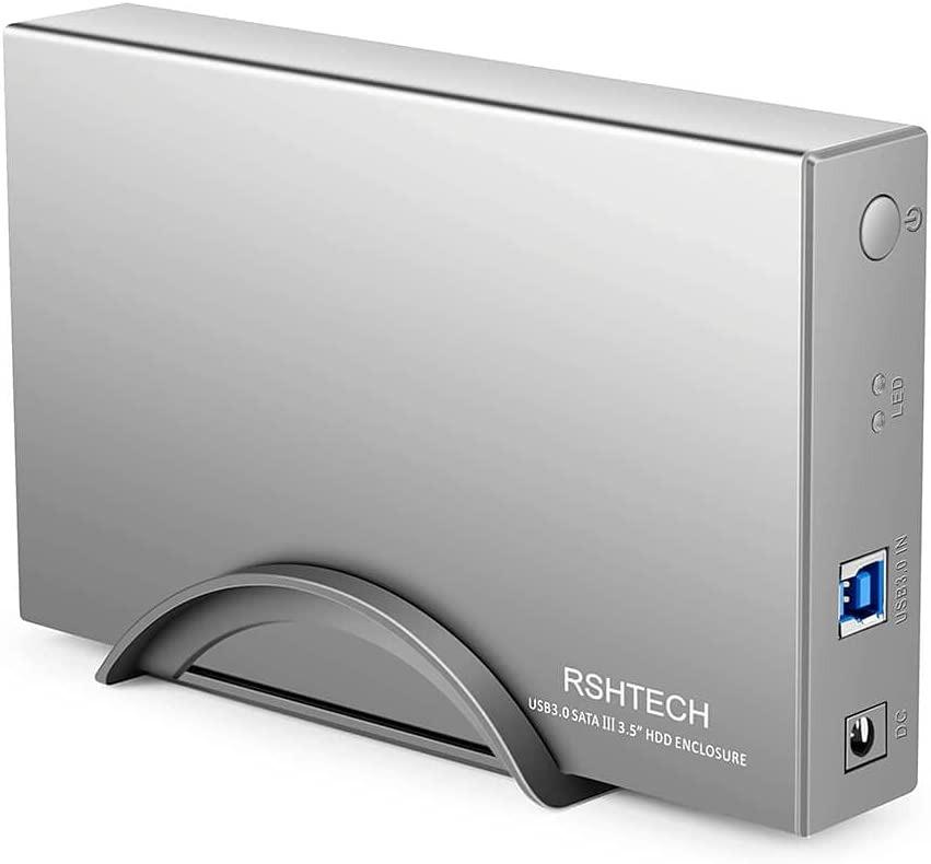 Hard Drive Enclosure RSHTECH USB 3.0 to SATA Aluminum External Hard