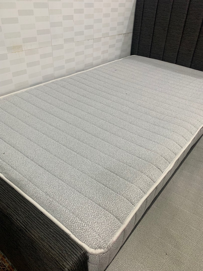 Harvey Norman double Bed and mattress, Furniture & Home Living