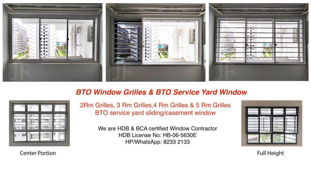 HDB Resale / Existing Window and Grille/Casement/Window Grille/Pet
