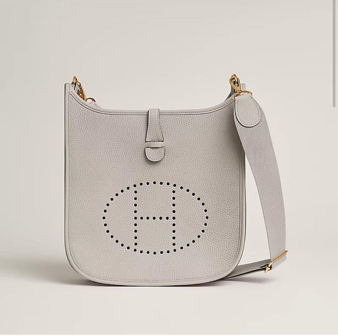 Hermes Évelyne III 29 冰川白beton 巴黎代購, 名牌, 手袋及銀包 ...