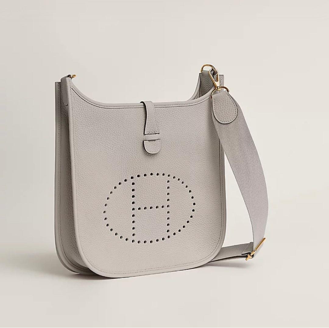 Hermes Évelyne III 29 冰川白beton 巴黎代購, 名牌, 手袋及銀包 ...