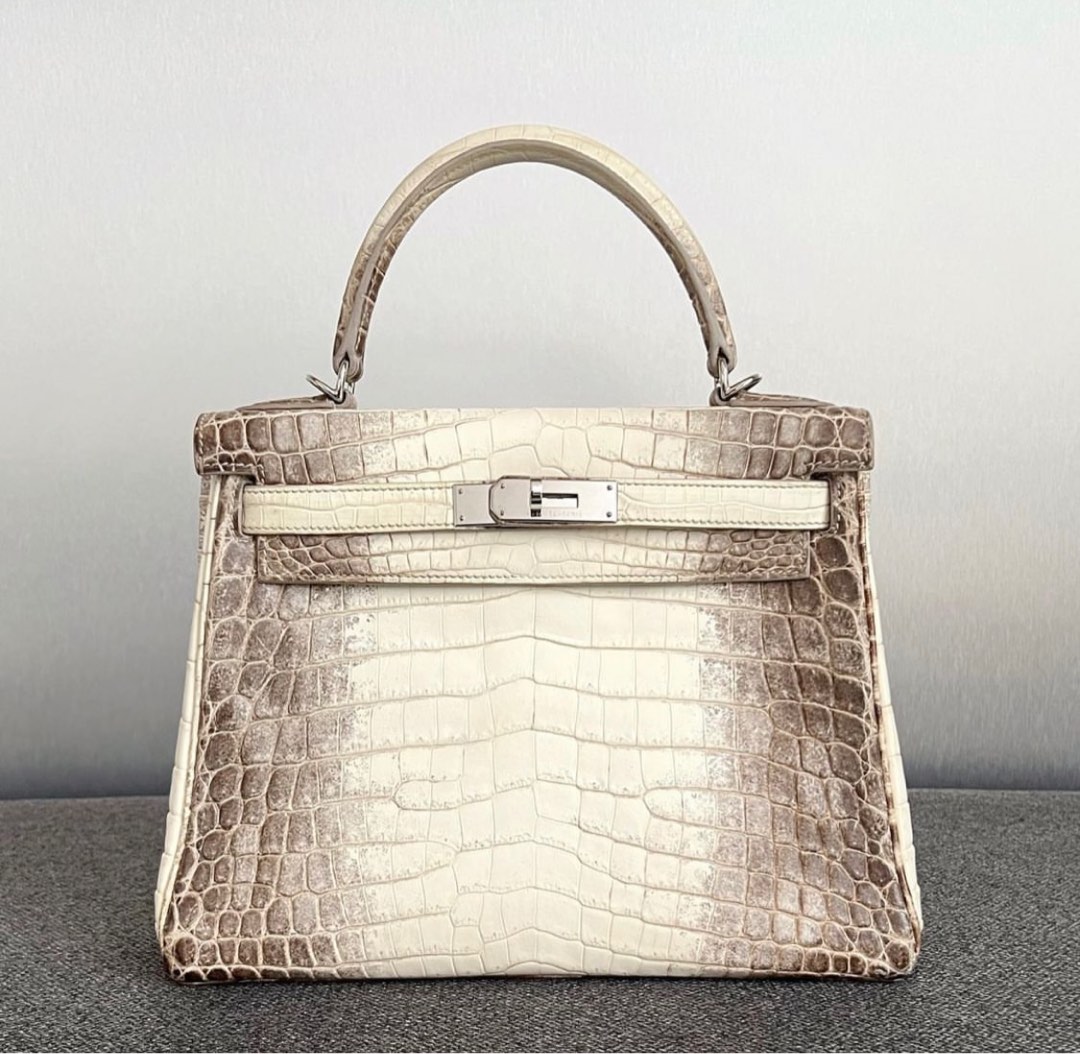 Hermes Himalayan Kelly 32, Luxury, Bags & Wallets on Carousell