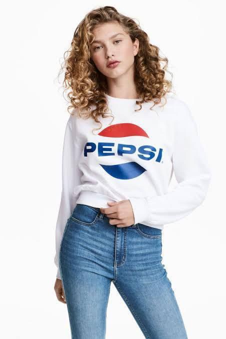 H&m pepsi crop top outlet