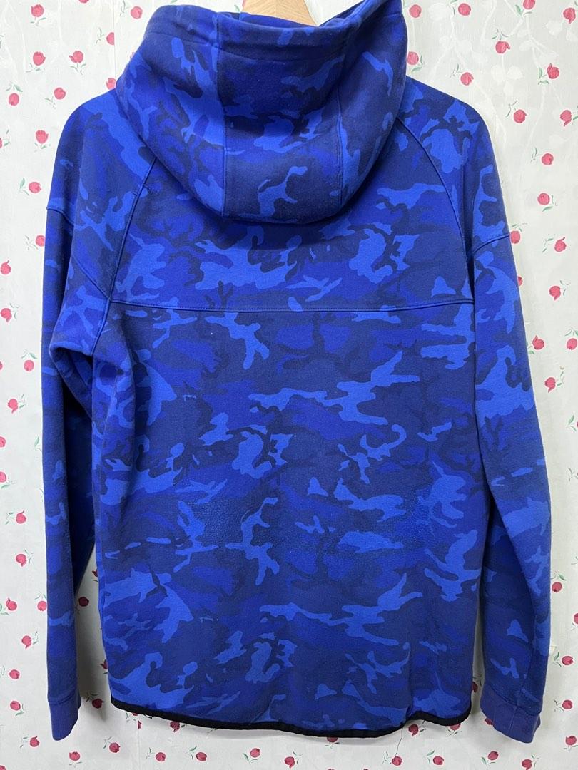 camo nike hoodie blue