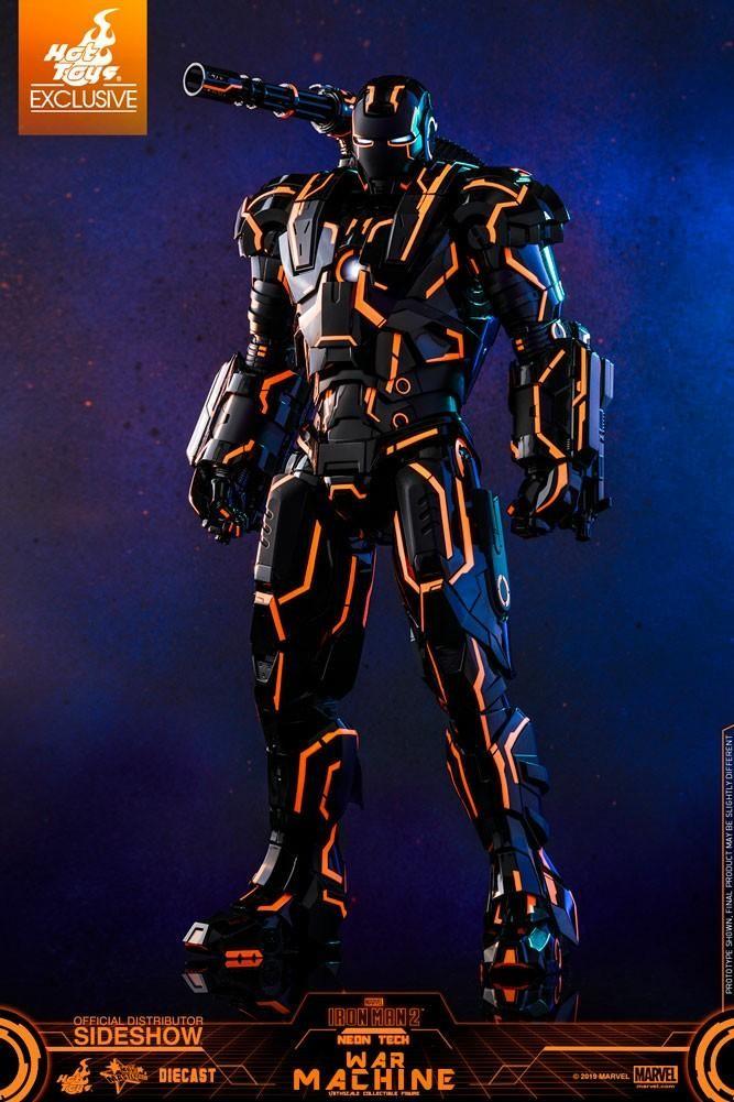 Neon tech iron man hot toys store