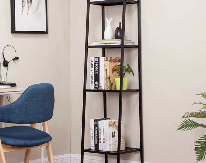 IKEA BLACK WOOD SHELF, Furniture & Home Living, Furniture, Shelves