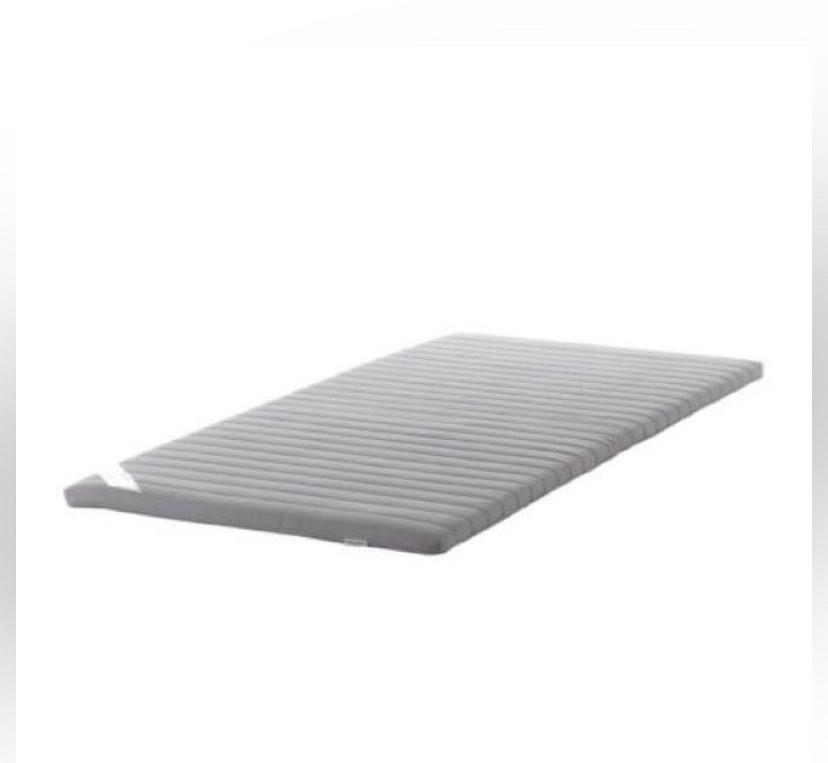 Ikea mattress topper king size, Furniture & Home Living, Furniture, Bed