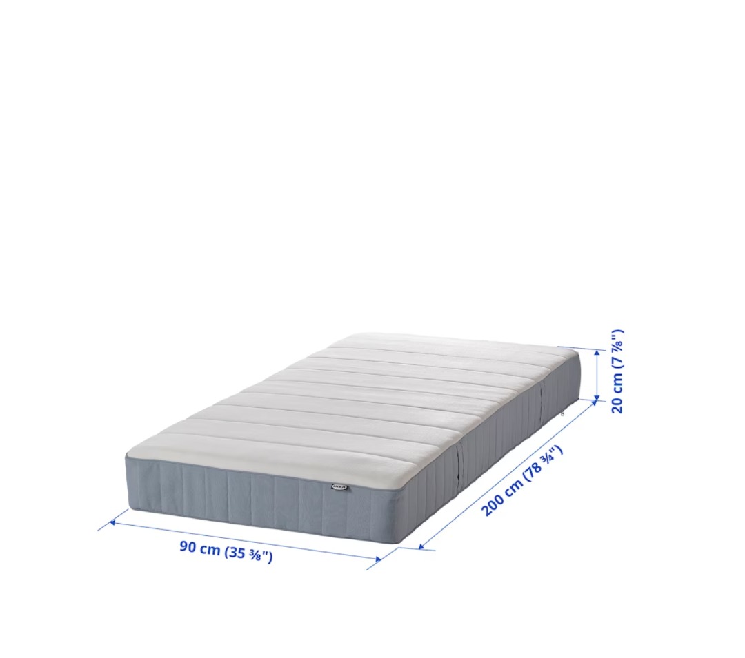 IKEA single Mattress, Furniture & Home Living, Furniture, Bed Frames