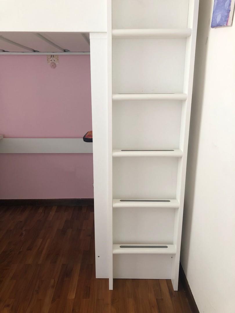 IKEA Smastad bunk bed with study table, Furniture & Home Living, Furniture, Bed Frames