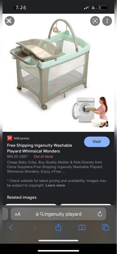 Ingenuity Playard, Babies & Kids, Baby Nursery & Kids Furniture, Cots