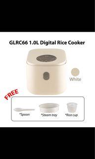 Rice Cooker Small, Mini Rice Cooker for 1-2 people, 1.2L Portable Electric Rice  Cooker with 6 Cooking Functions, Nonstick Inner Pot, Smart Control  Multifunction, White 
