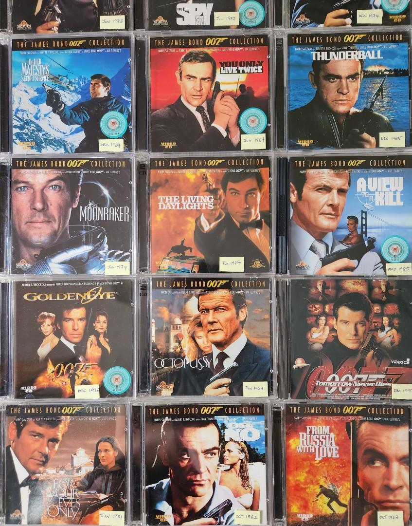 James Bond VCD Collections - 19 pcs Bundle, Hobbies & Toys, Music ...