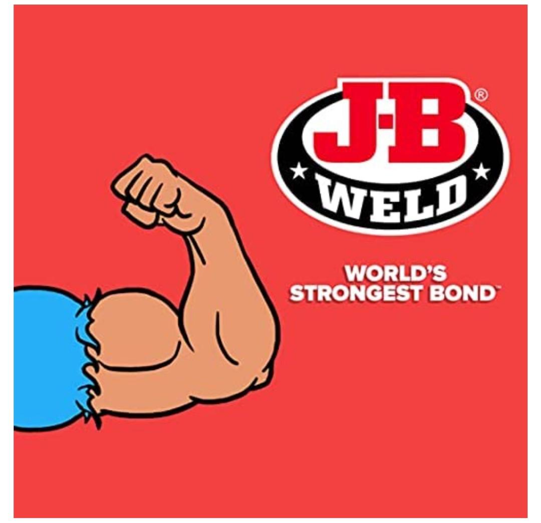JB weld strongest epoxy in the market. Trade Mark World's strongest