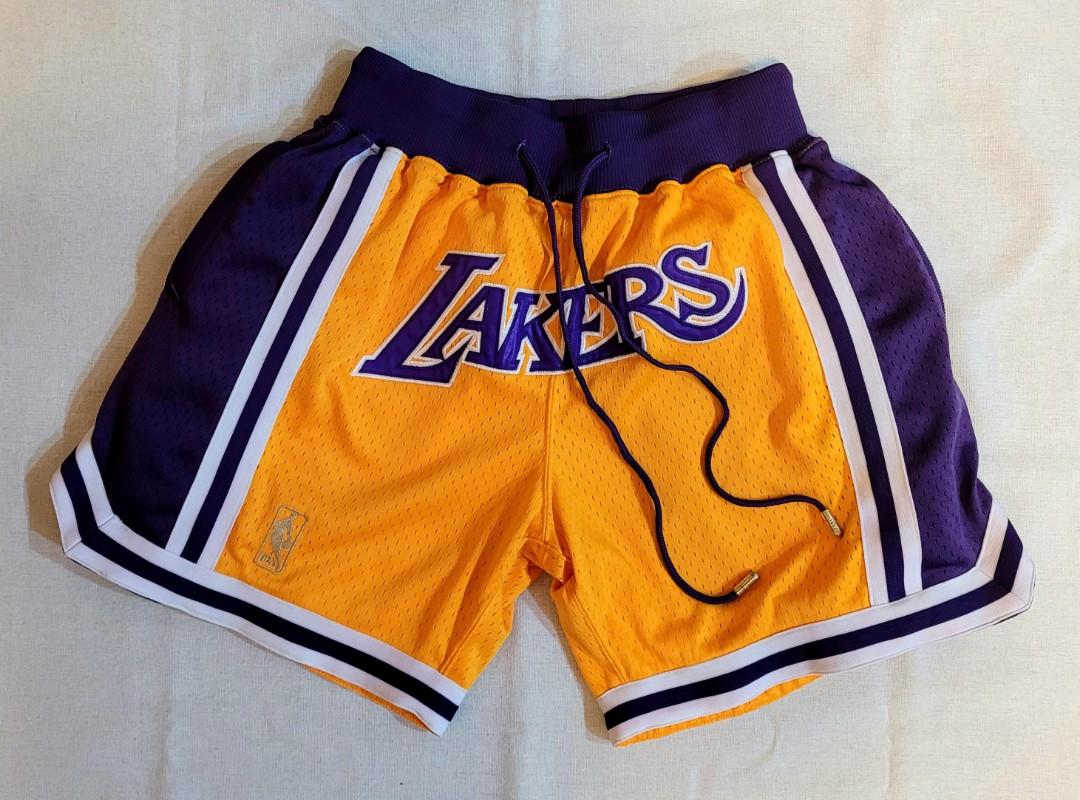 Just Don Shorts Los Angeles Lakers Road 1996