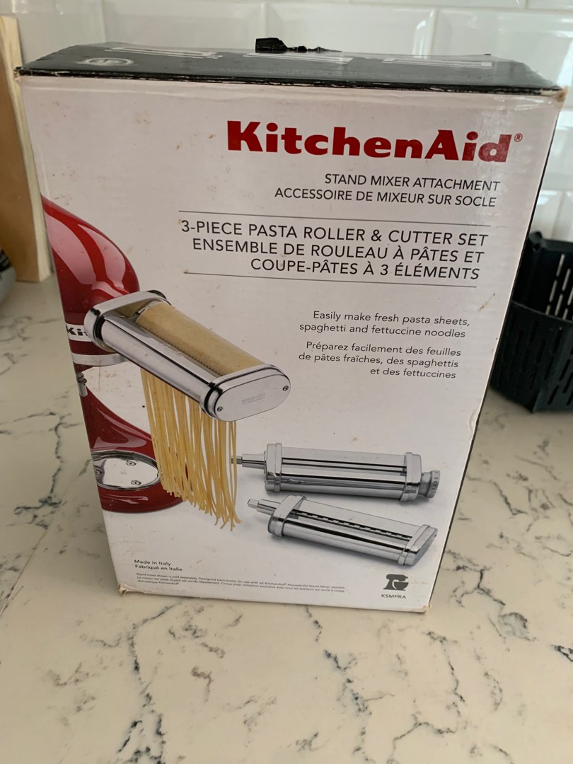 KitchenAid 3Piece Pasta Roller & Cutter Set, TV & Home Appliances